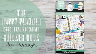 Essential Planning Sticker Book Flip Thorugh | The Happy Planner®
