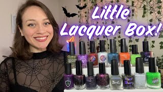 Introducing LITTLE LACQUER BOX! Inaugural Collab Box of Newer/Smaller Indie Brands💅🏼 Halloween Vibes