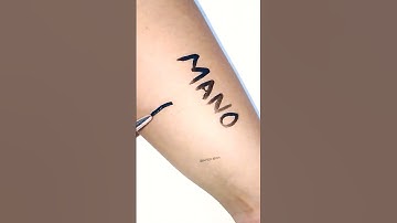 mano name logo ✨ comment your name #shorts #youtubeshorts