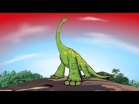 Brachiosaurus - آهنگ های دایناسور از Dinostory توسط Howdytoons