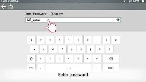 TRITON-D10™/APOLLO-D9™ Wi-Fi Set-up | Snap-on® Training Solutions®