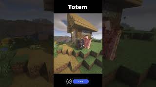 Totem #minecraft #shorts #motivation #gaming #secondchance #minecraftshorts #viral #trending #life