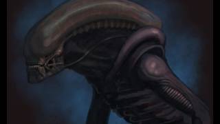Alien Digital Painting on iPad Pro
