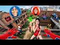 SPIDERMAN Vs SMILING WOMAN REAL LIFE ESCAPE 351.0 | Horror Parkour: Escaping in an Abandoned House