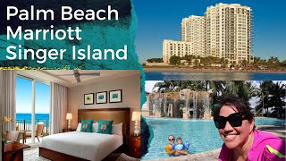 Luxury Beachfront Resort Room Tour! STAYCATION VLOG - Palm Beach Marriott Singer Island Beach Resort