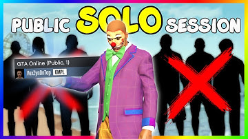 Get a SOLO PUBLIC Session in 30 seconds - GTA Online
