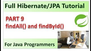 Part 9 – Setup findAll and findById for all Entities