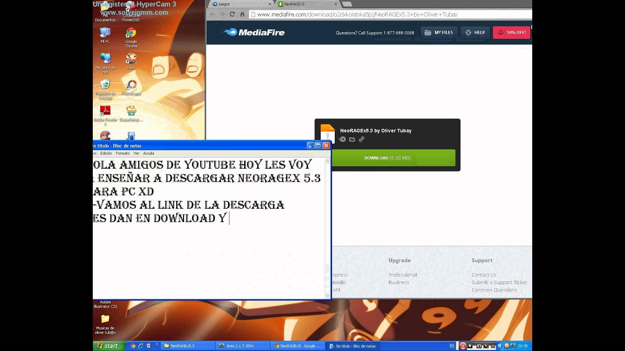 como descargar neoragex 5.3 para pc