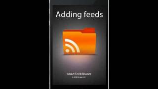 Adding feeds. Smart Feed Reader screenshot 2