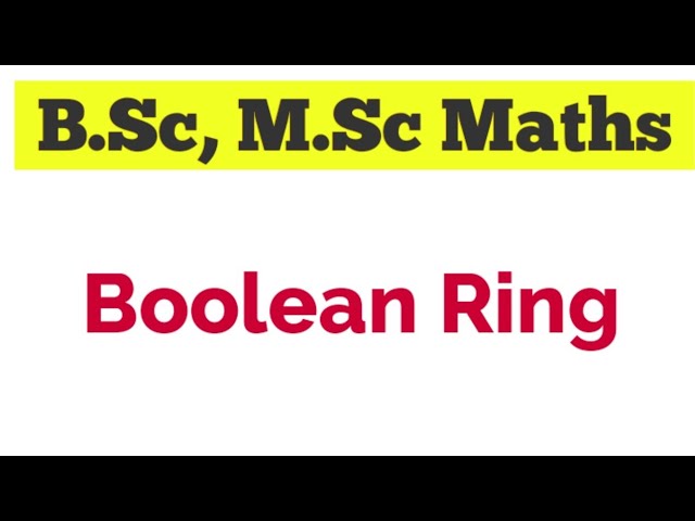 Prove that the only Boolean ring that is an integral domain is 7/27 |  Homework.Study.com