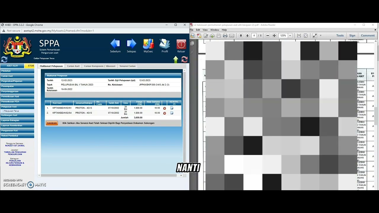 KAEDAH PELUPUSAN ASET DALAM SPPA
