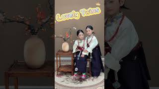 可爱的双胞胎姐妹 #西藏