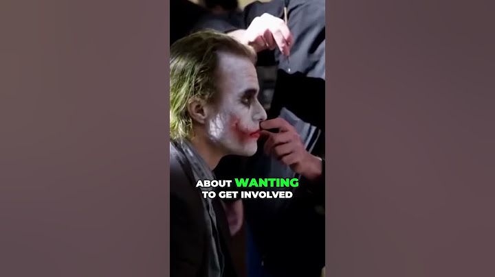 Christopher Nolan On How Heath Ledger Became The Joker