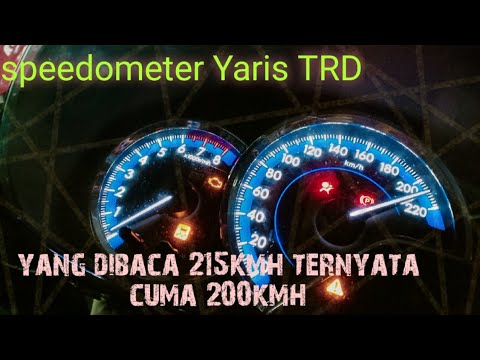 kecepatan maksimal Toyota Yaris TRD ternyata segitu || actuator speedometer