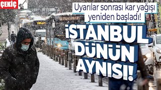 İstanbul Güne Kar Yağışıyla Uyandı 25.03.2021 TURKEY