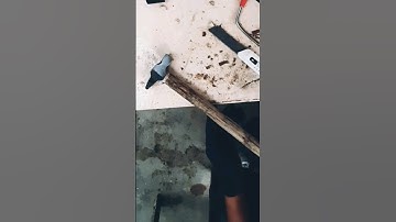 hammer restoration #old #rusty #broken #repair #caucasian