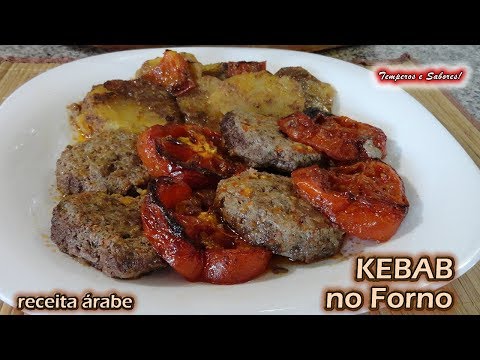 Vídeo: Receita De Kebab De Forno