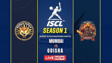 ISCL SEASON - 1 | MUMBAI ROYALS vs KALINGA KNIGHTS ( ODISHA ) | SUPER 16 - MATCH 7 | DAY -16
