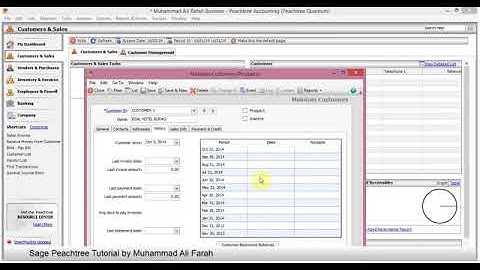 Sage Peachtree   Lesson 9  Setting Up Vendors   YouTube