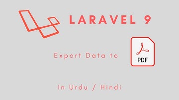 Laravel 9 - Export PDF in Urdu / Hindi
