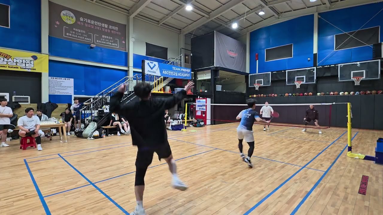 팀매드 정기운동 남복 효영.태연VS윤열.게스트