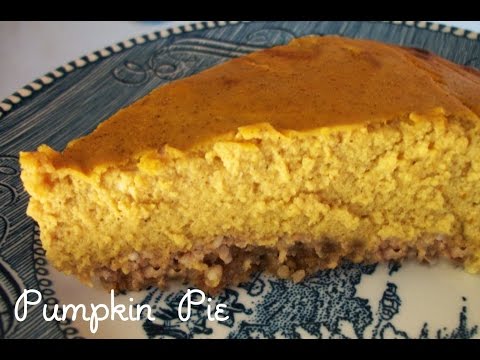 Low carb sugar free pumpkin pie