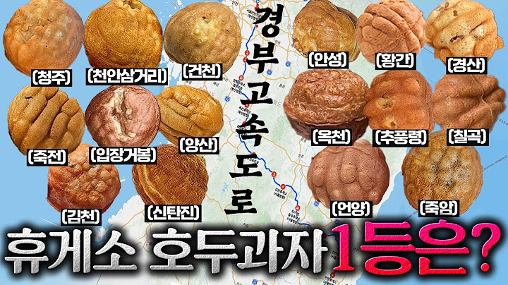 8시간 동안 호두과자 18봉지 먹었습니다. [경부고속도로 상행선 휴게소 호두과자편]