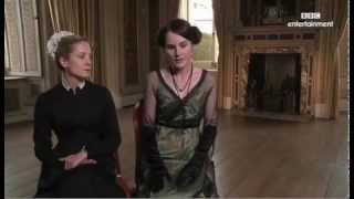 Joanne Froggatt and Michelle Dockery Downton Abbey Interview