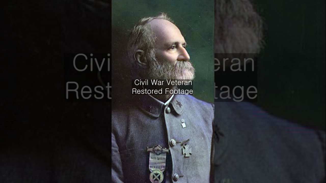 Civil war veteran Restored Footage 
