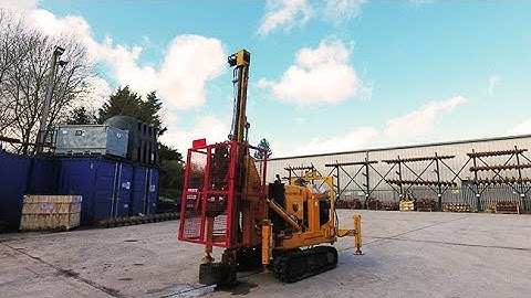 Cobra 45 - Remote Controlled Mini Piling Rig
