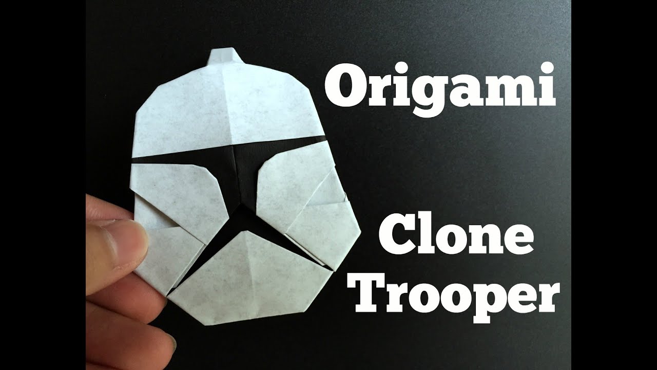 Origami Clone Trooper (Star Wars Attack of the Clones) - YouTube