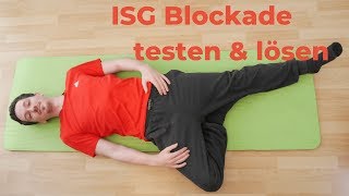 ISG auf Blockade testen und wieder lösen - 2 einfache Tests + 3 Übungen