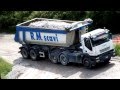 Iveco Trakker 480 semitrailer Unloading Dirt