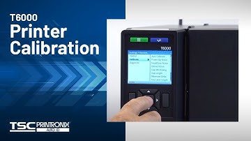 Printronix Auto ID T6000 Printer Calibration