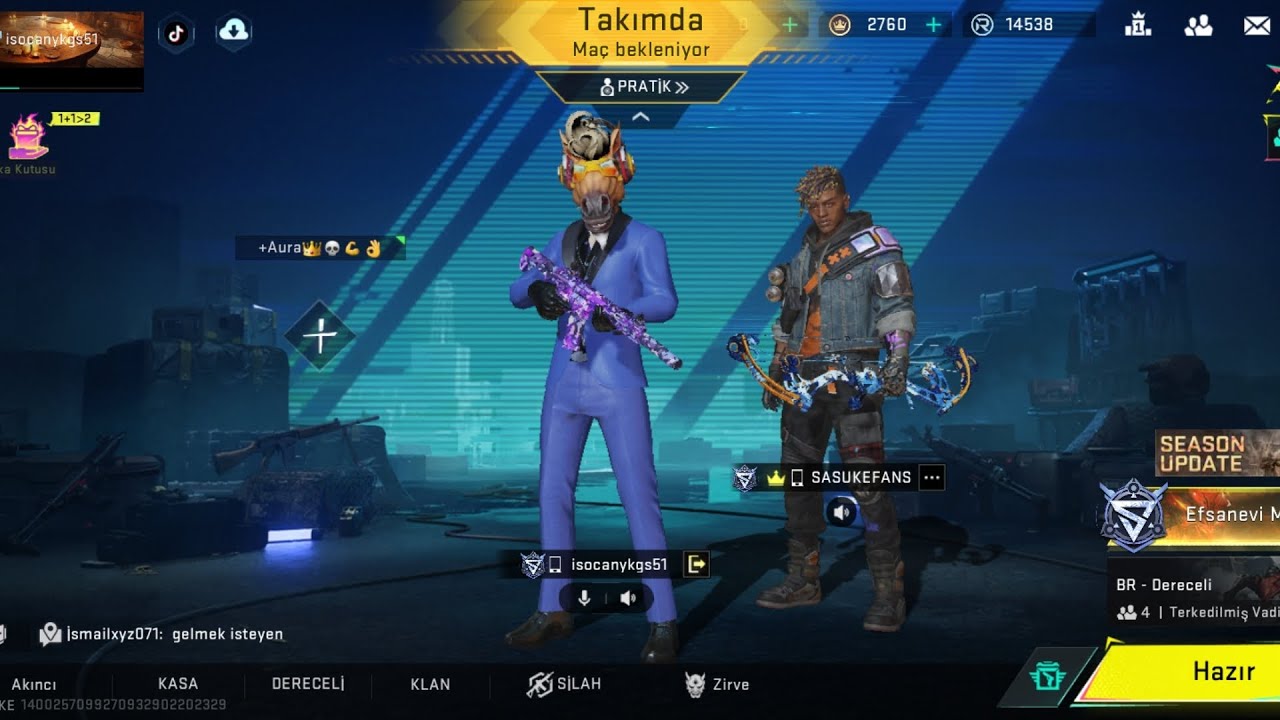 2 bölüm olan silah oyunu yanımızda yeni bir arkadaş var bunu izlerken görüşünüz #BLOOD STRIKE MAX 
