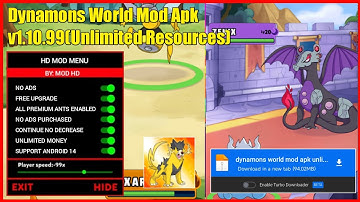 Dynamons World Mod Apk Mediafıre Unlimited Everything One Hit Kill Latest Version All Unlocked Link