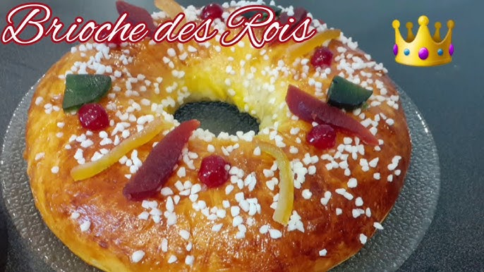 Brioche des rois / Couronne briochée aux fruits confits et fleur d'oranger  