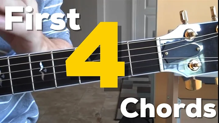First Guitar Lesson - Learning your first 4 chords...