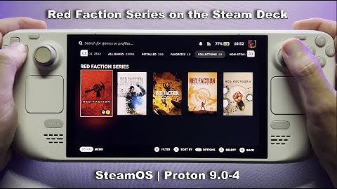 Red Faction Series on the Steam Deck | 2001-2018