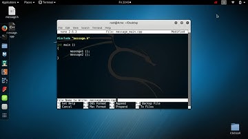 Compile C++ in Kali Linux