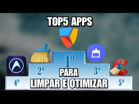 TOP 5 melhores APPS pra LIMPAR e OTIMIZAR o CELULAR