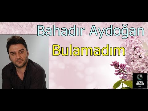 Bahadır Aydoğan - Bulamadım