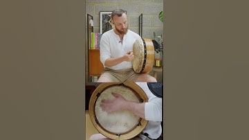 Irish Bodhrán - Front and Back view