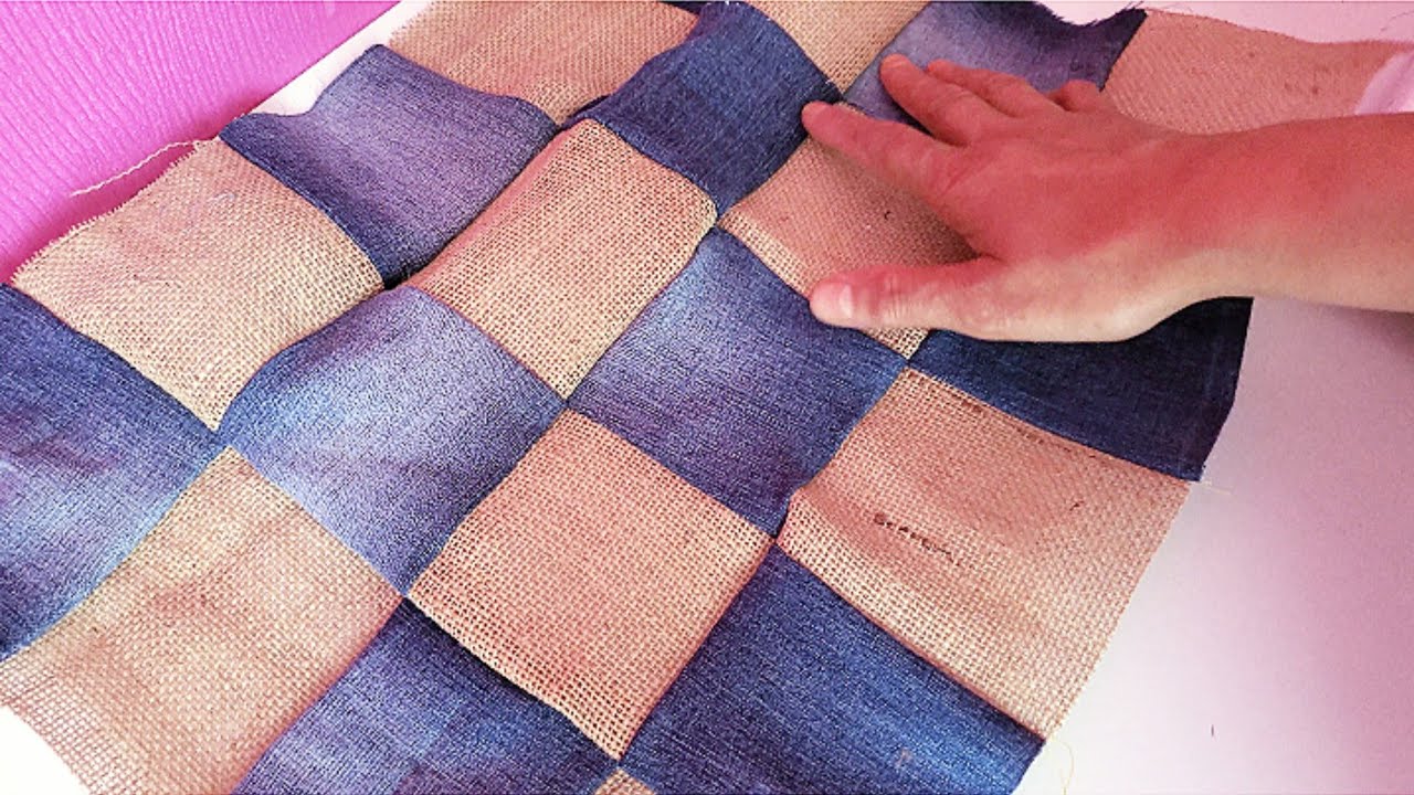 Reste De Tissu Jacquard Mélangé - Chutes Neuves, Idéales Pour Petits Projets Créatifs