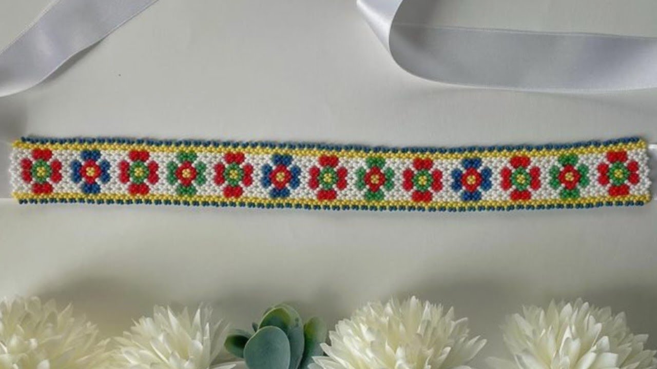 Dal moti flower design tutorial/ moti na belt design trick 