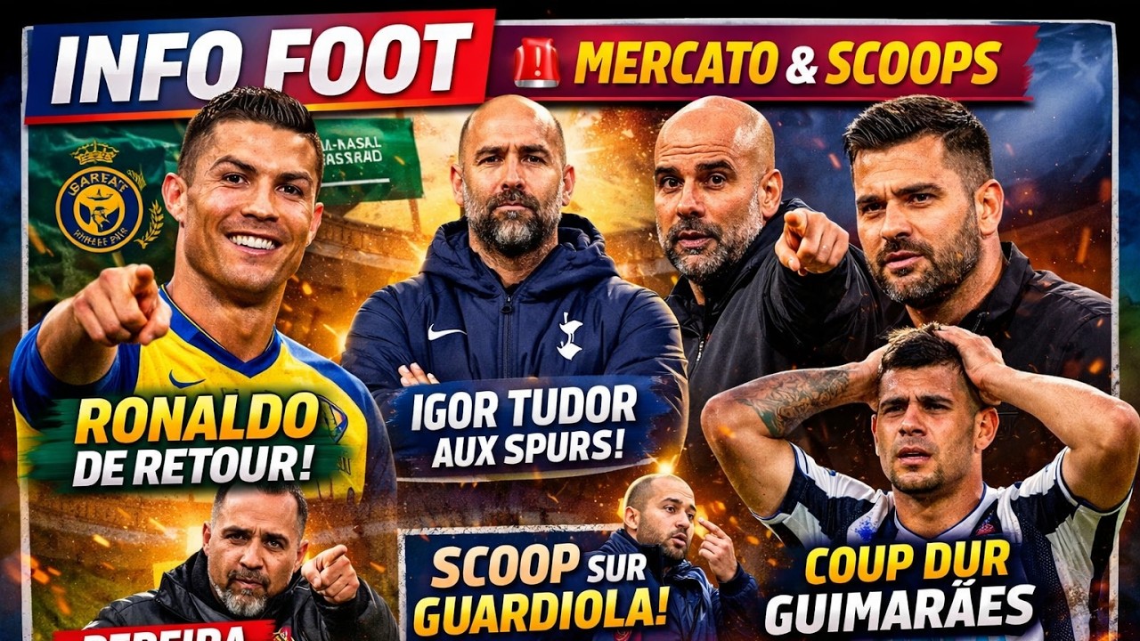 ÇA CHAUFFE EN EUROPE ! Ronaldo revient, Guardiola remplacé ? Mercato en feu 🔥⚽