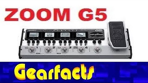 Zoom G5 Multi Effects Pedal demo and review