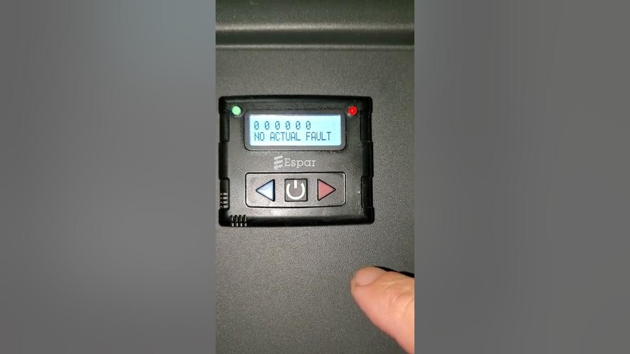 Espar bunk heater How to adjust settings(memory test, runtime,low