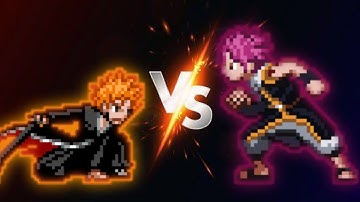 Ichigo (all form) VS Natsu (all form) in Jump Force Mugen 🔥