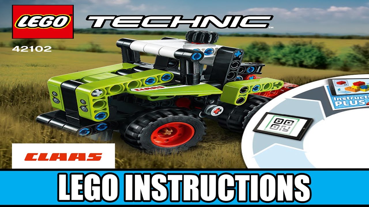 LEGO Instructions 42102 – Mini CLAAS XERION (LEGO Technic) - YouTube